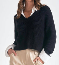 Elan - Layered Look Sweater