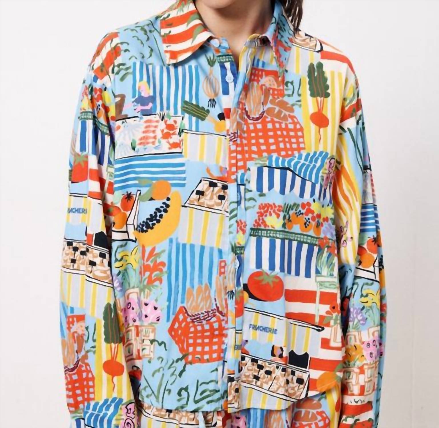 Frnch - Cafe Chic Long Sleeve Top