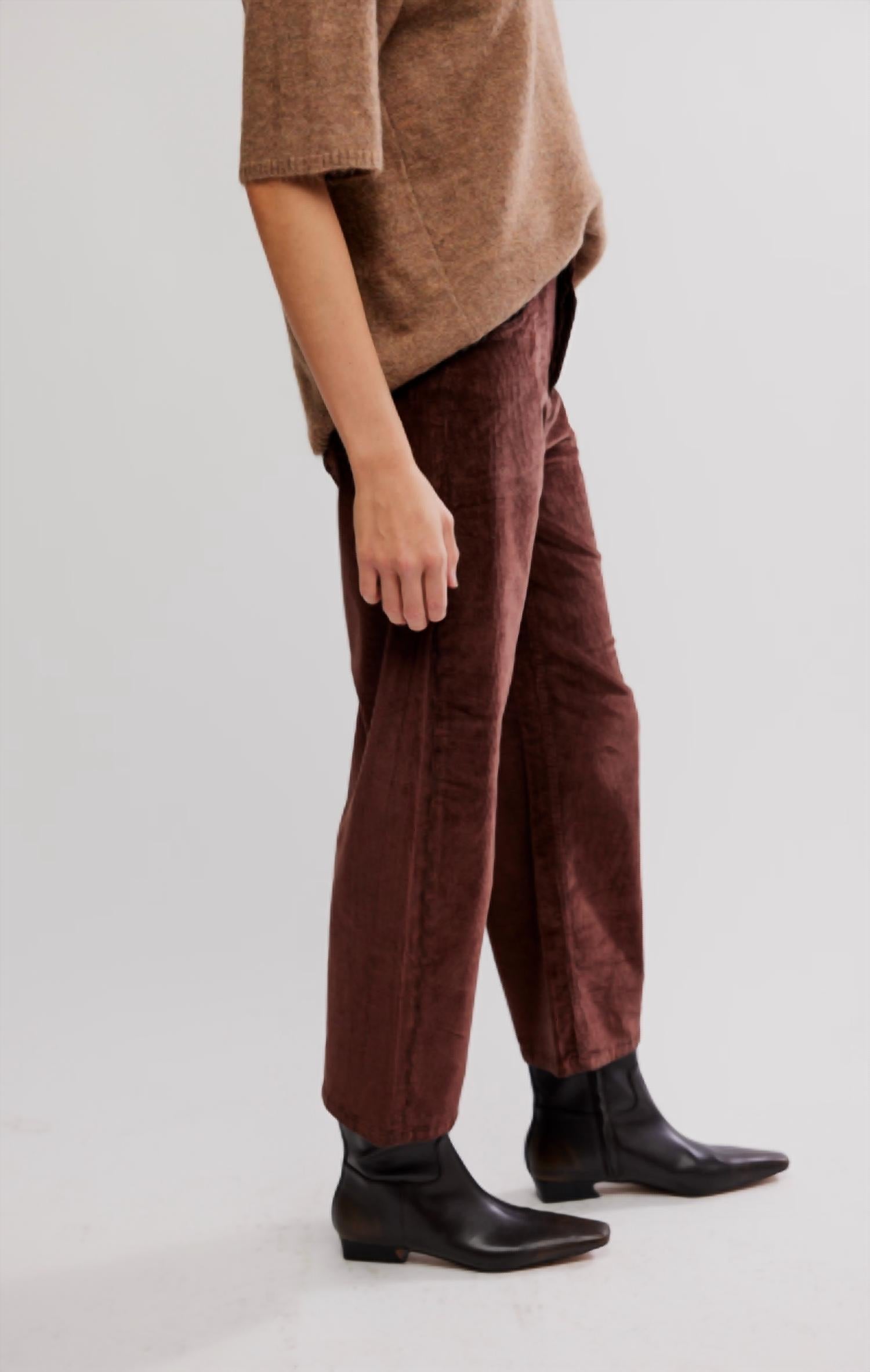 Free People - Deep Trance Cords Barrel Jeans