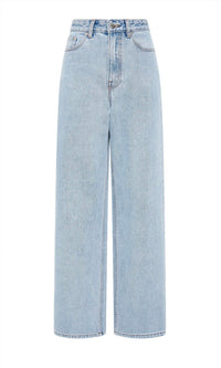 Nude Lucy Organic Relaxed Leg Jeans in 90s wash - women's jeans - view 5