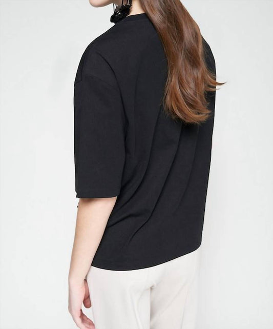 Vilagallo - Flores Sequin Embroidered Tee