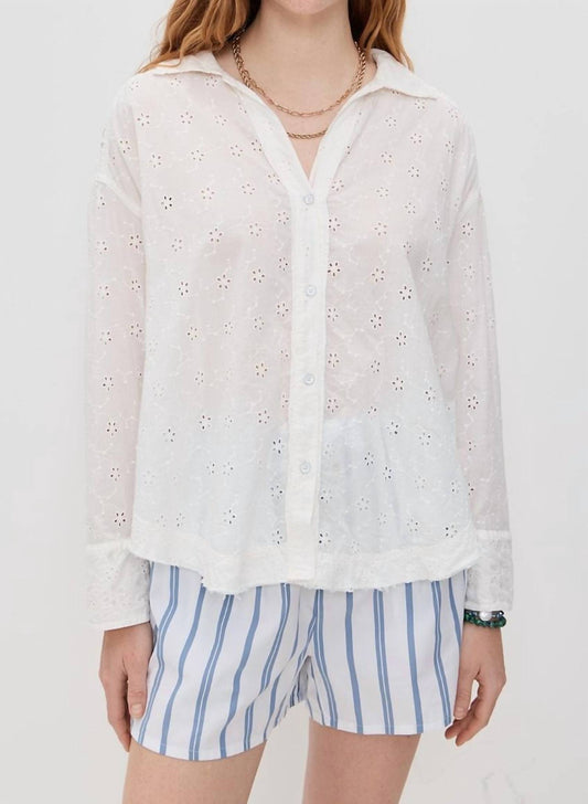 Free People - Mae Eyelet Shirt