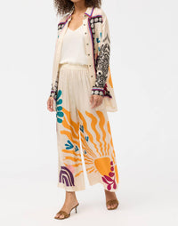 Johnny Was YASMIN CROPPED EASY PANT in solstice canyon - women's pants - alternate view