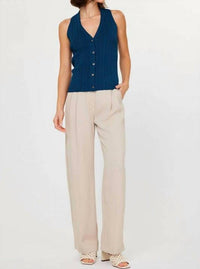 Current Air - Pleated Sleeveless Sweater