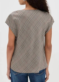 Vince - Pressed Plaid Blouse