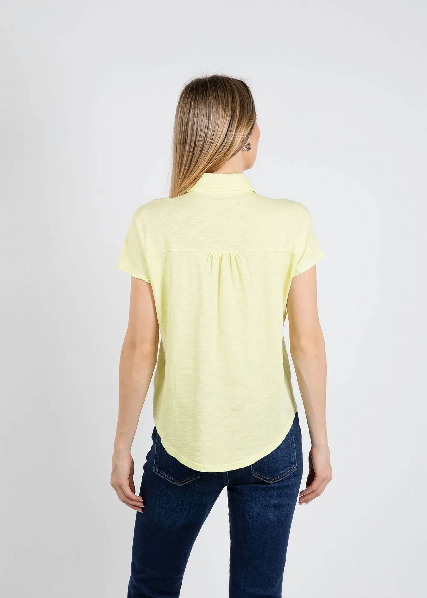 Elliott Lauren - Bella Button Front Tee