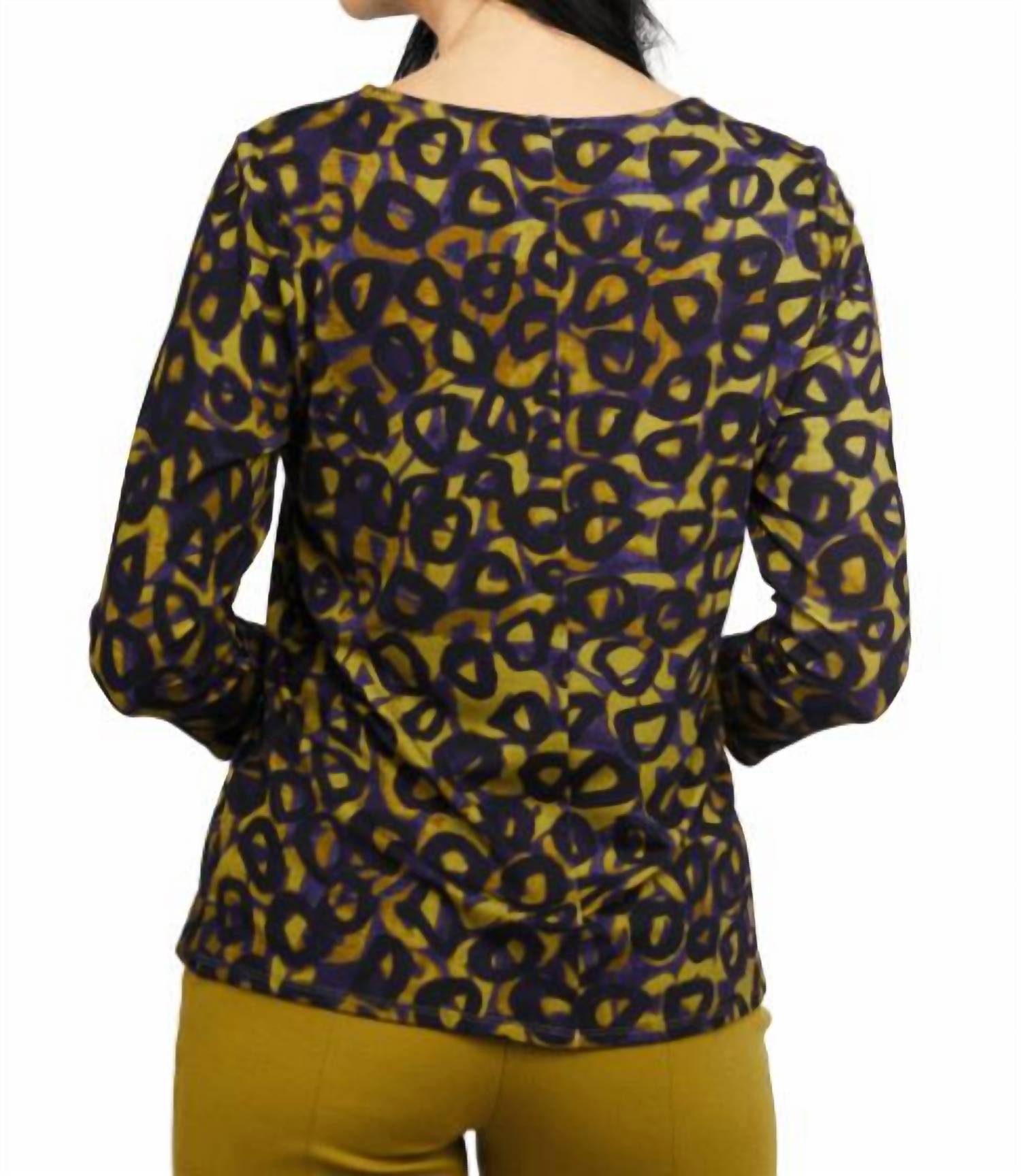 Olivia By Habitat - Arthouse Knits Layered Circles Easy Tee
