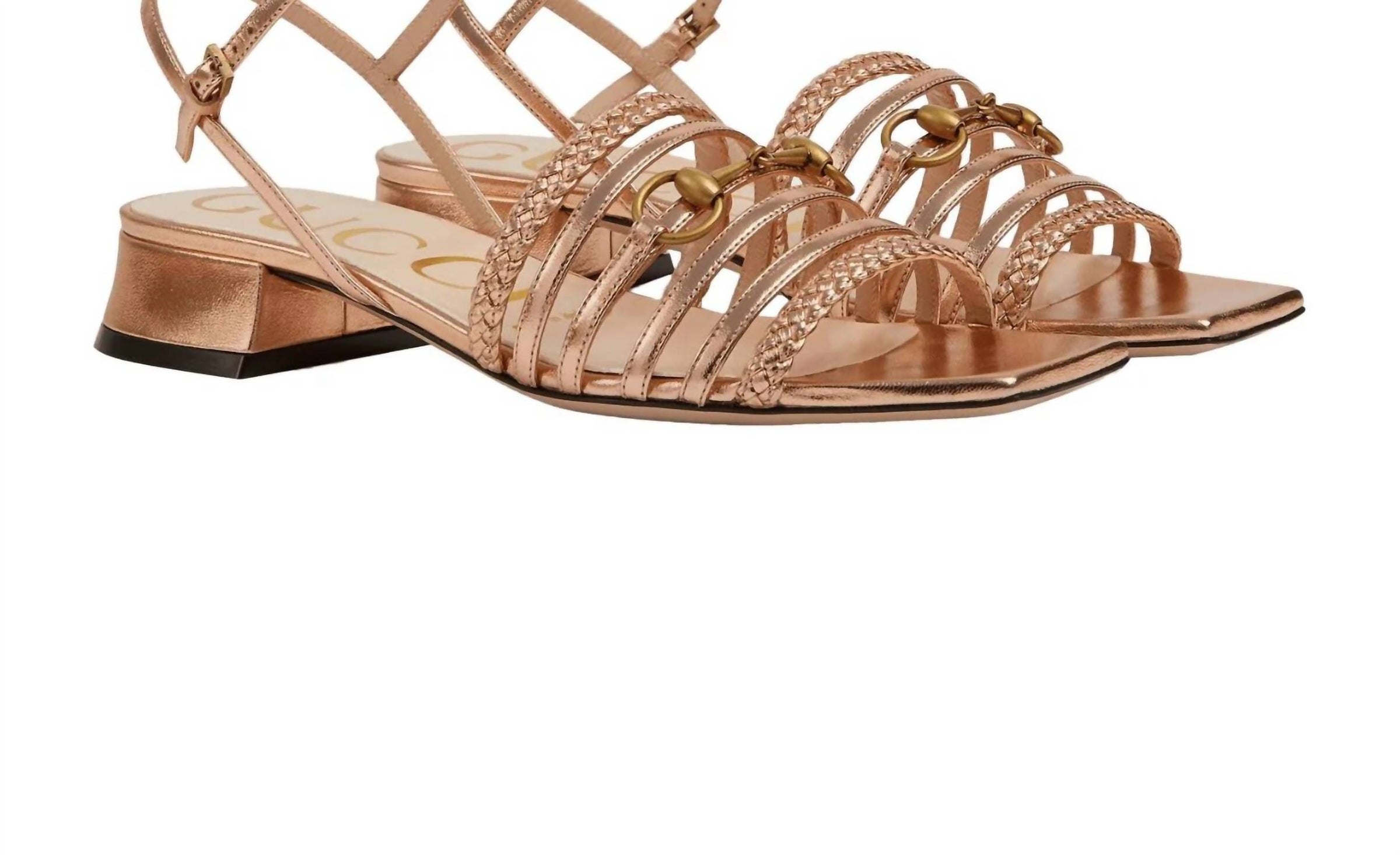 Gucci - Women's Leather Sandal With Horsebit