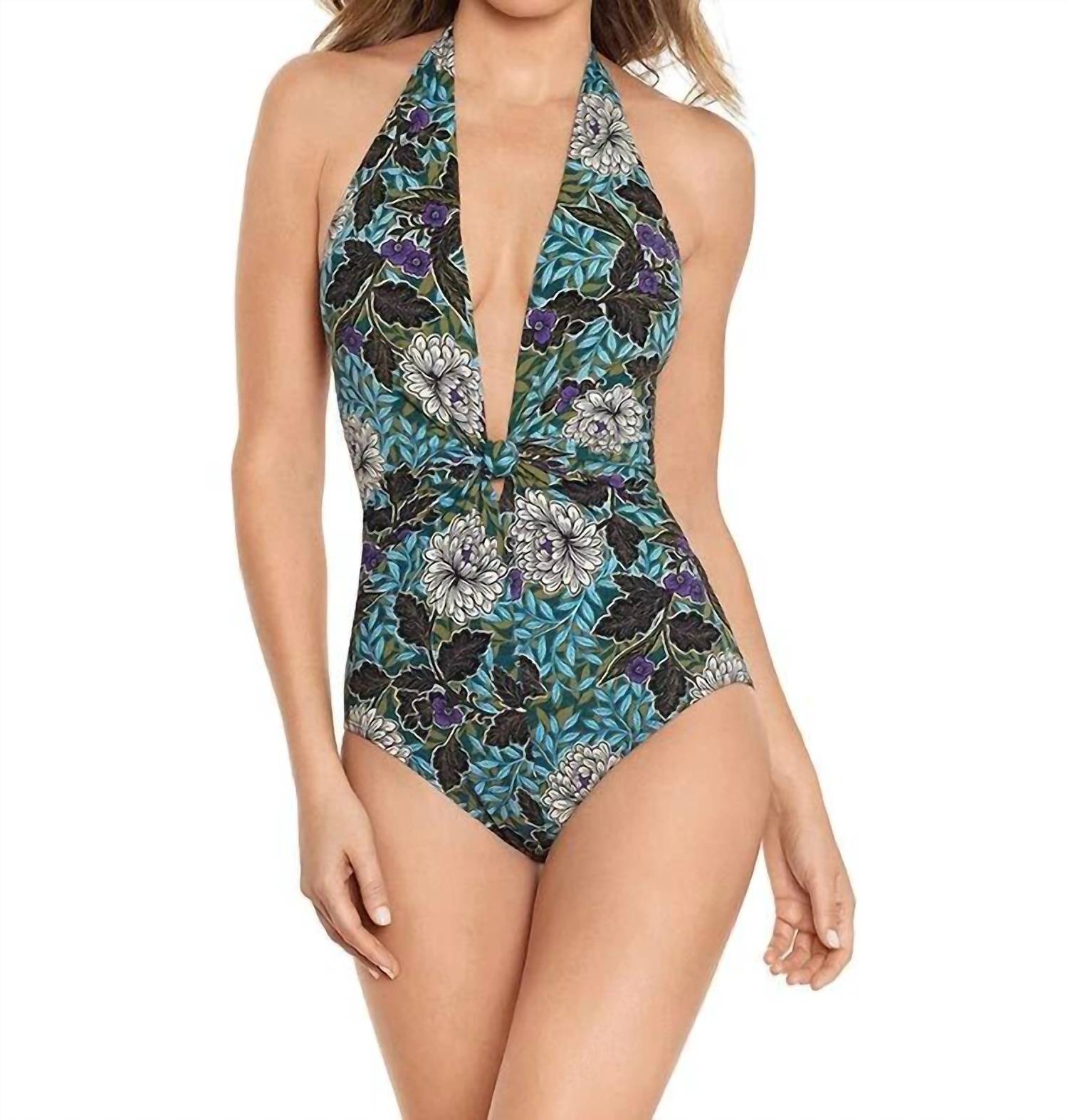 Amoressa - Rhiannon Dream Plunge One Piece Swimsuit