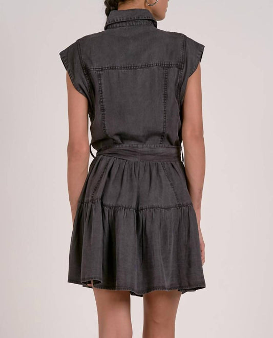 Elan - Julia Denim Mini Dress