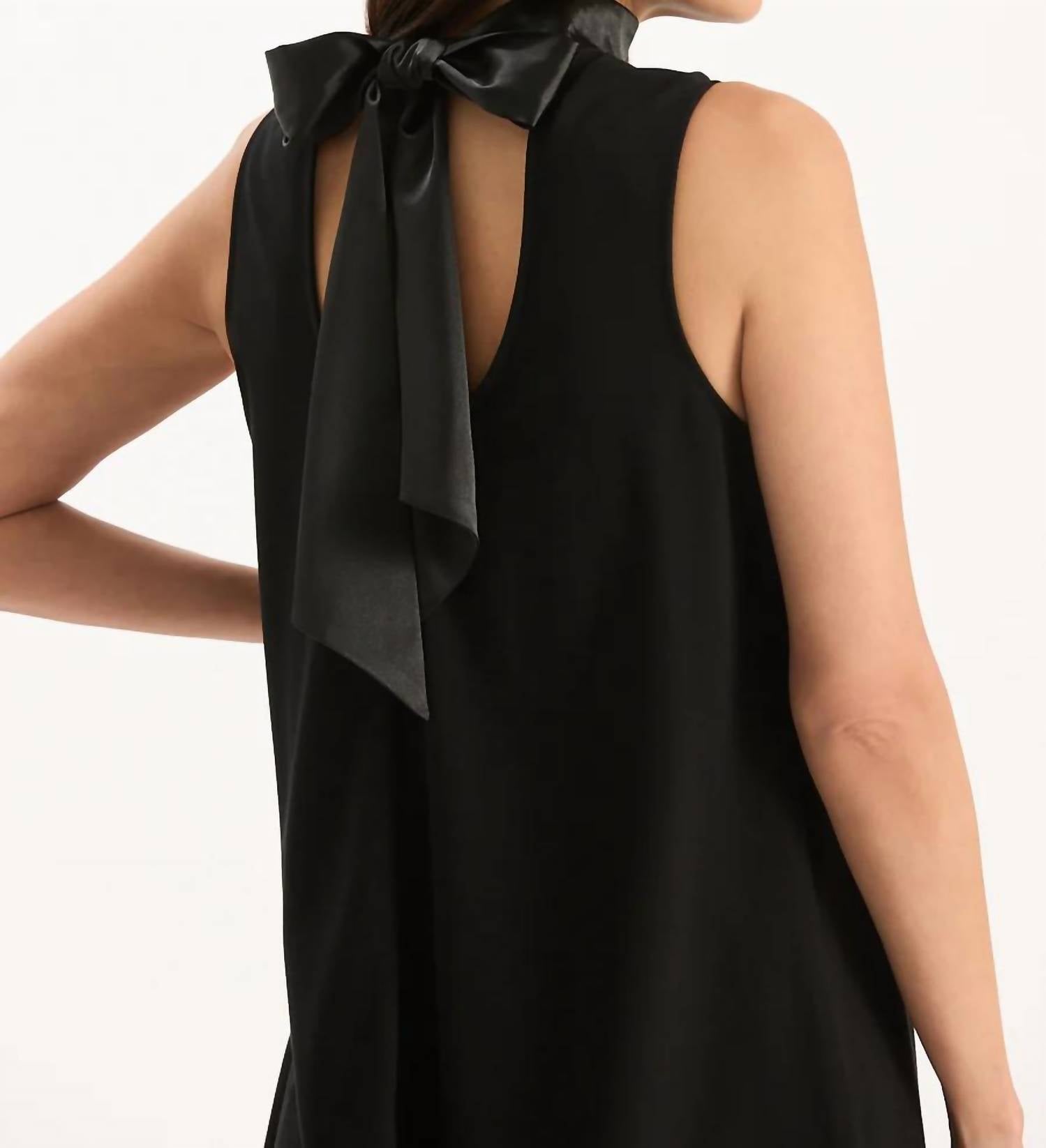 Tyler Boe - Cleo Ponte Satin Trim Dress