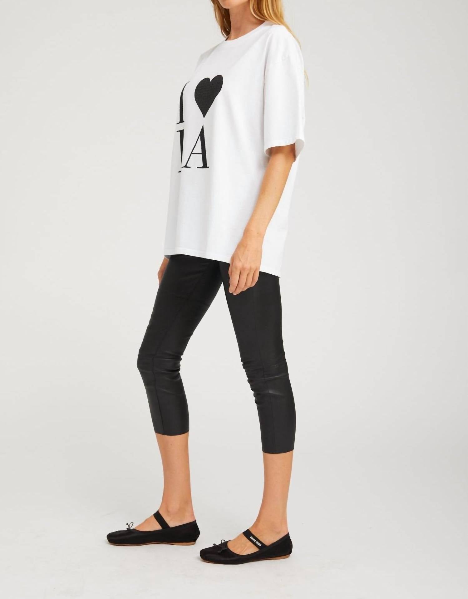 Sprwmn - I Love La Rhinestone Tee