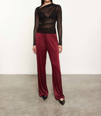Enza Costa - COTTON MESH SLASH TOP