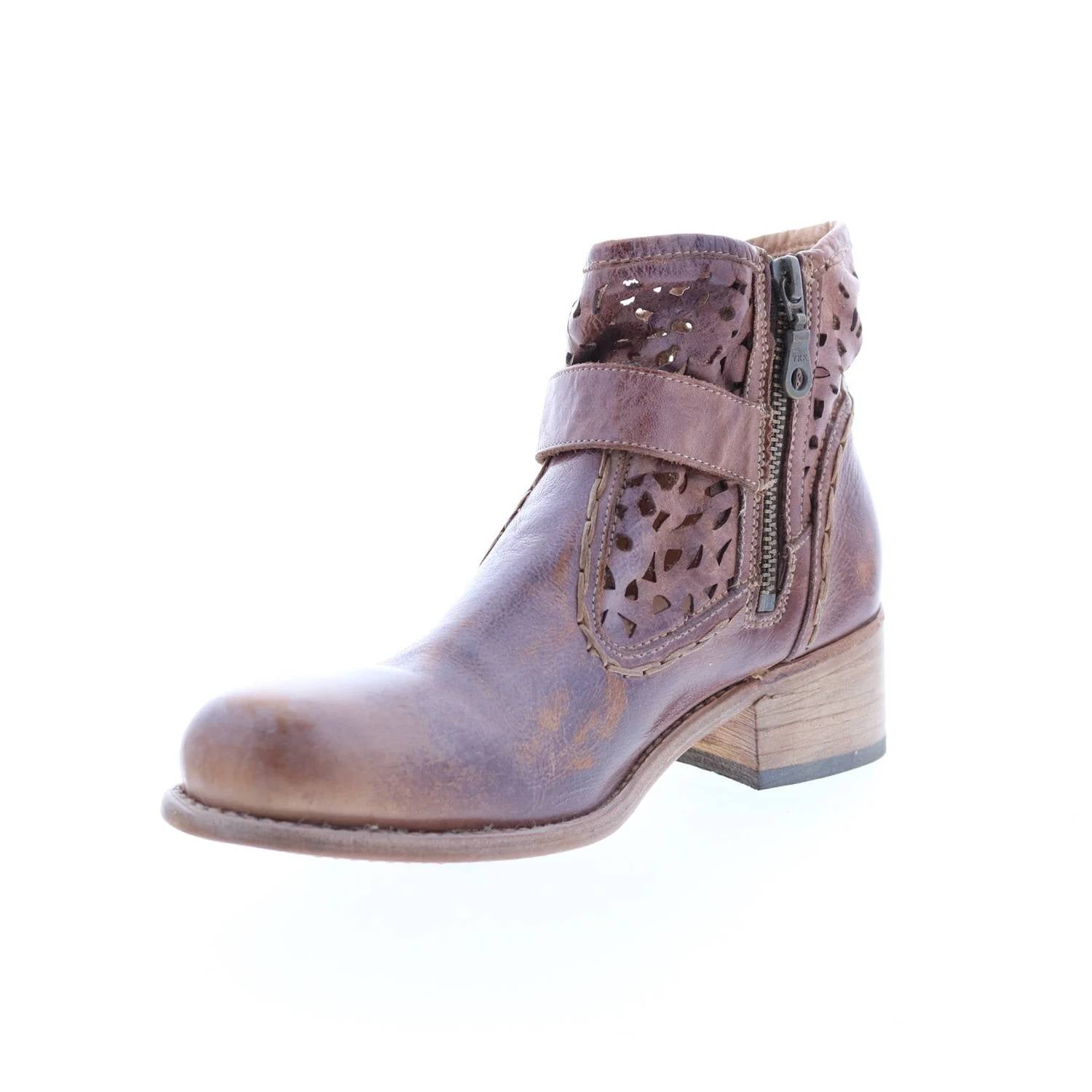 BEDSTU Women's Heather Ankle Boots in tan dip dye mason - women's shoe - view 4