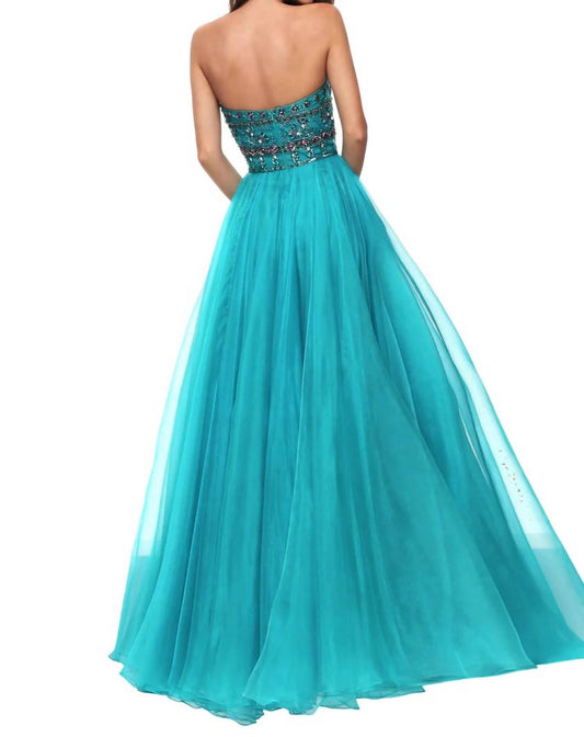 Sherri Hill - Sequined Full Length Prom Dress