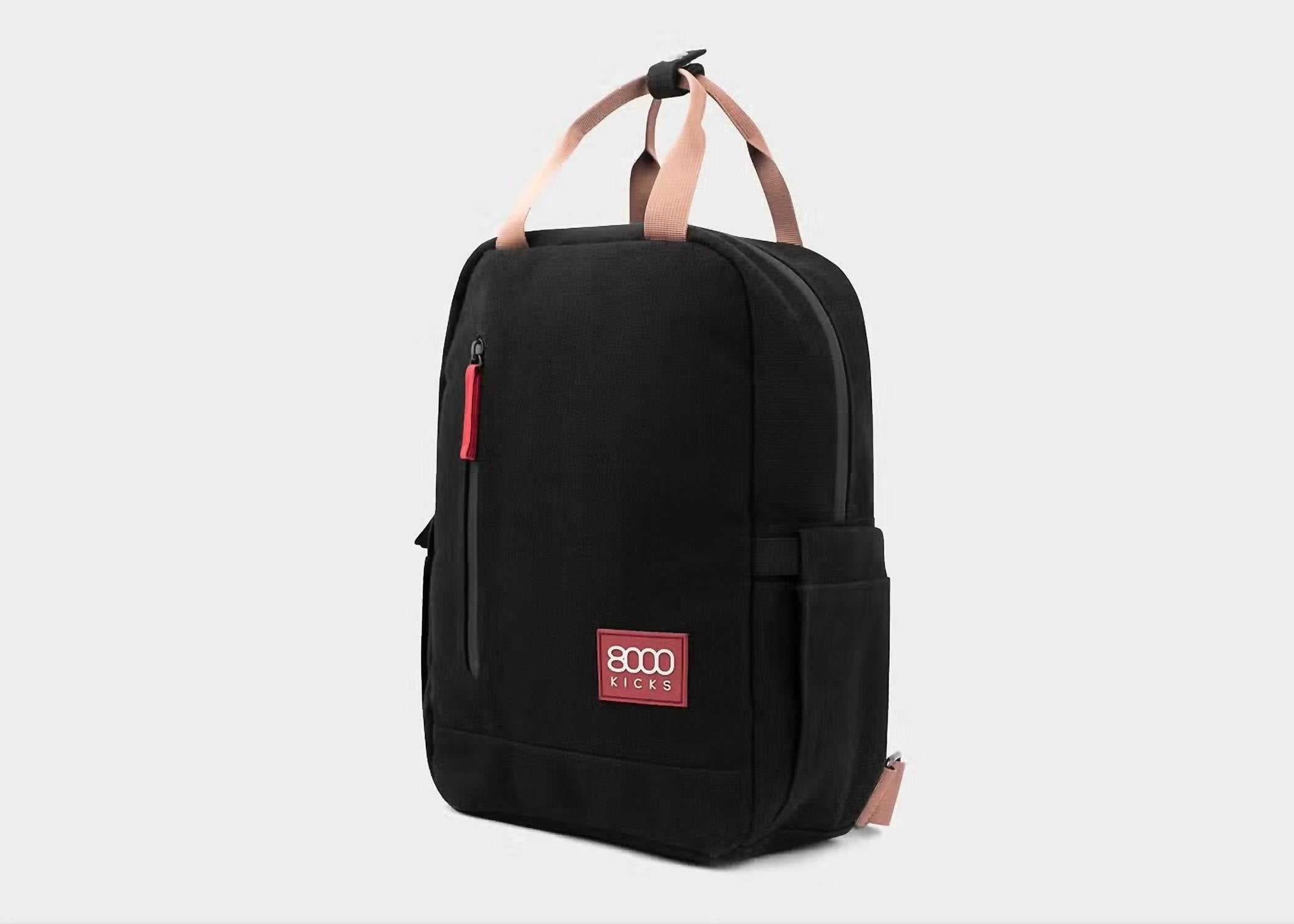 8000 Kicks Unisex Hemp Fiber Backpack in lite - women's bag