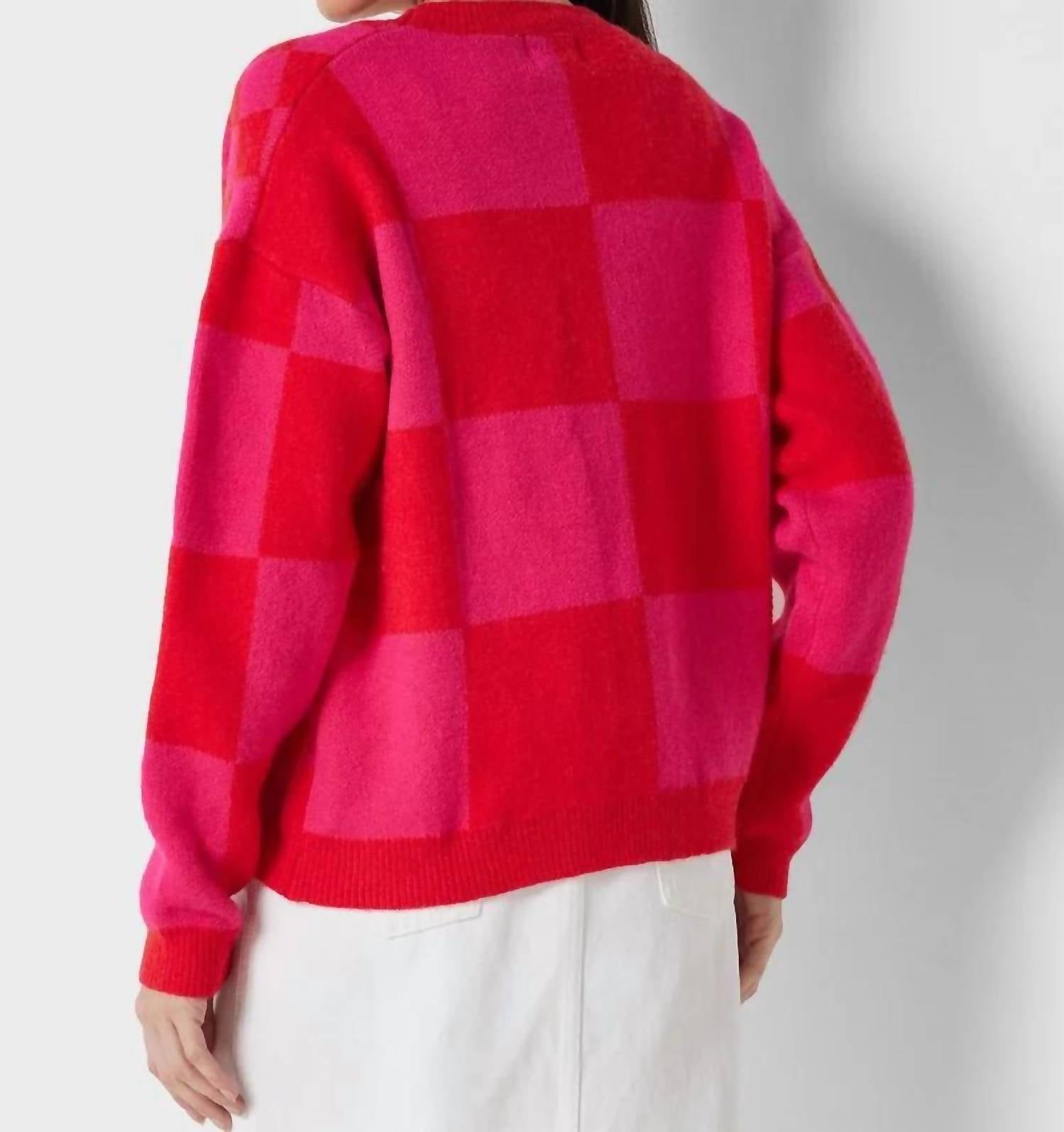 The Moment Collection - Geometrical V-neck Cardigan