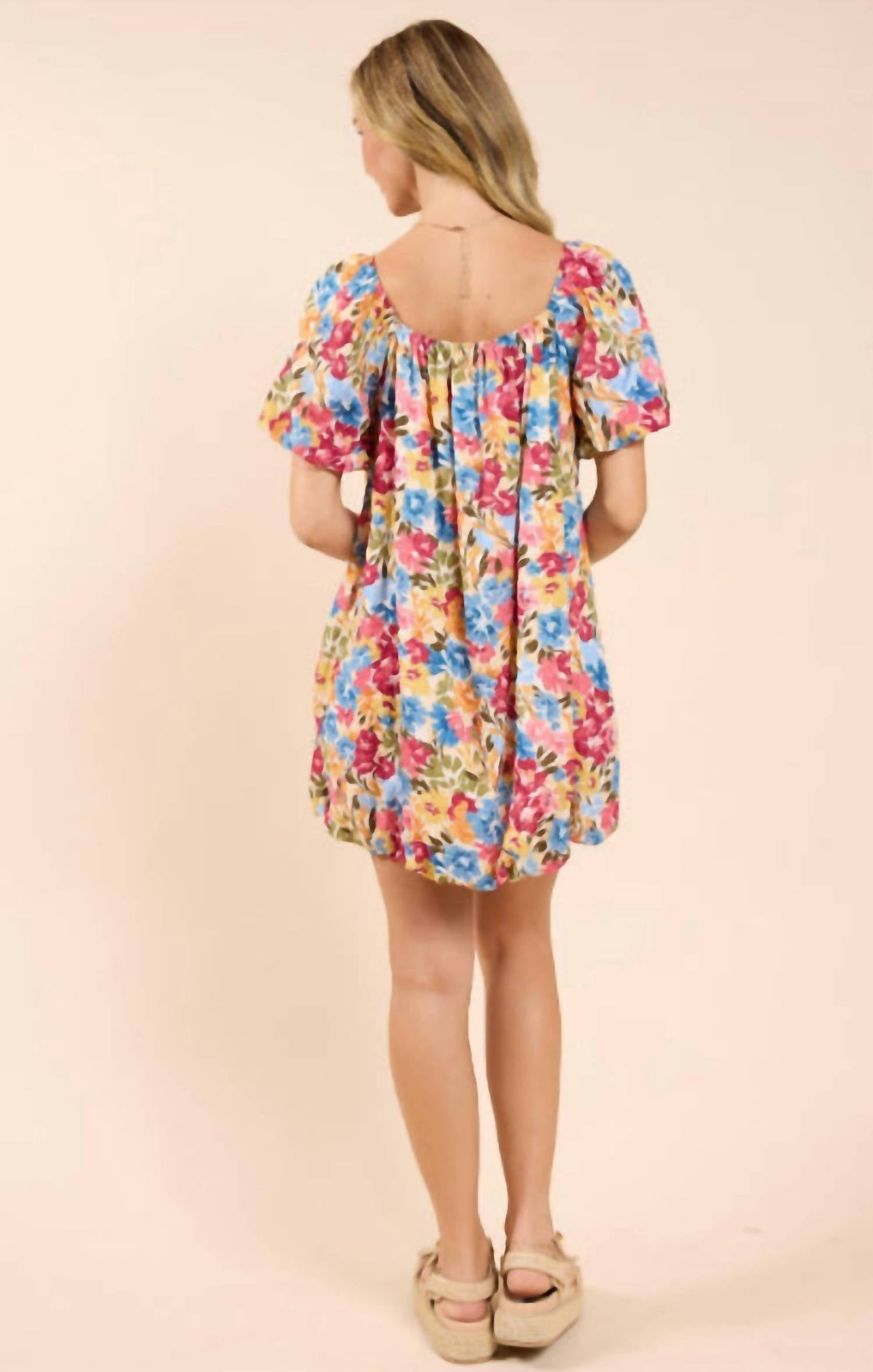 Sadie & Sage - Nature's Palette Bubble Dress
