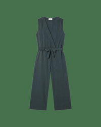 Thinking Mu - Seersucker Winona Jumpsuit