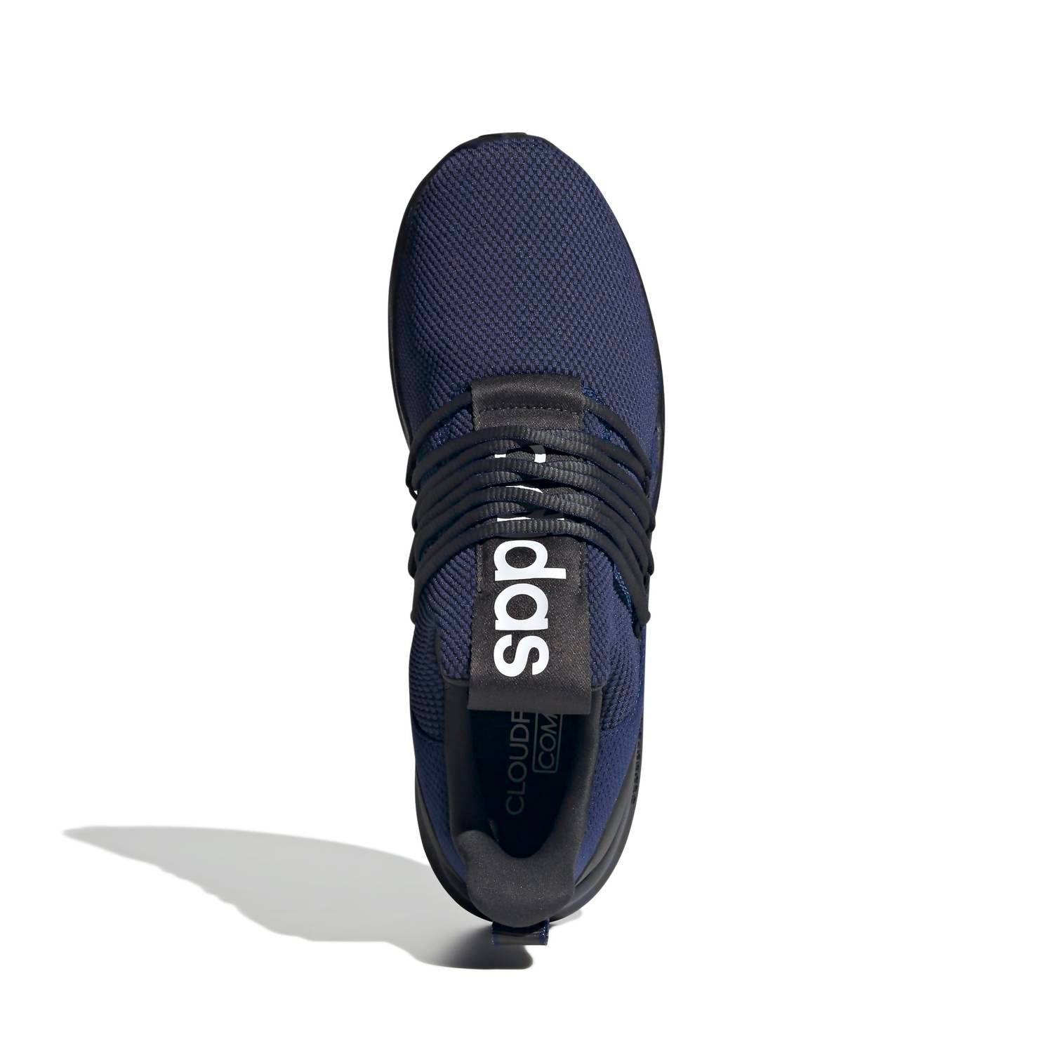 adidas Men's Lite Racer Adapt 7.0 Sneakers in darkblue black white - men's sneaker - detail view