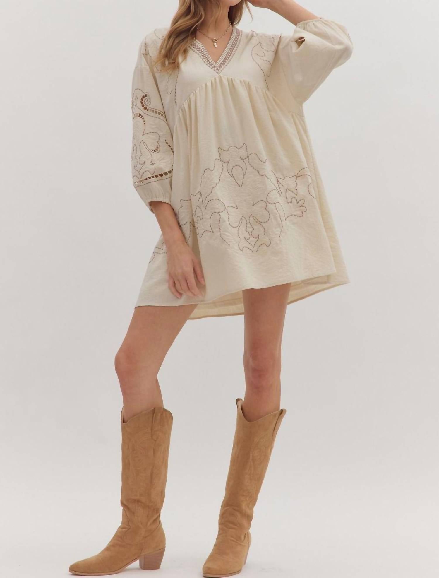 Entro - Fiona Eyelet Dress