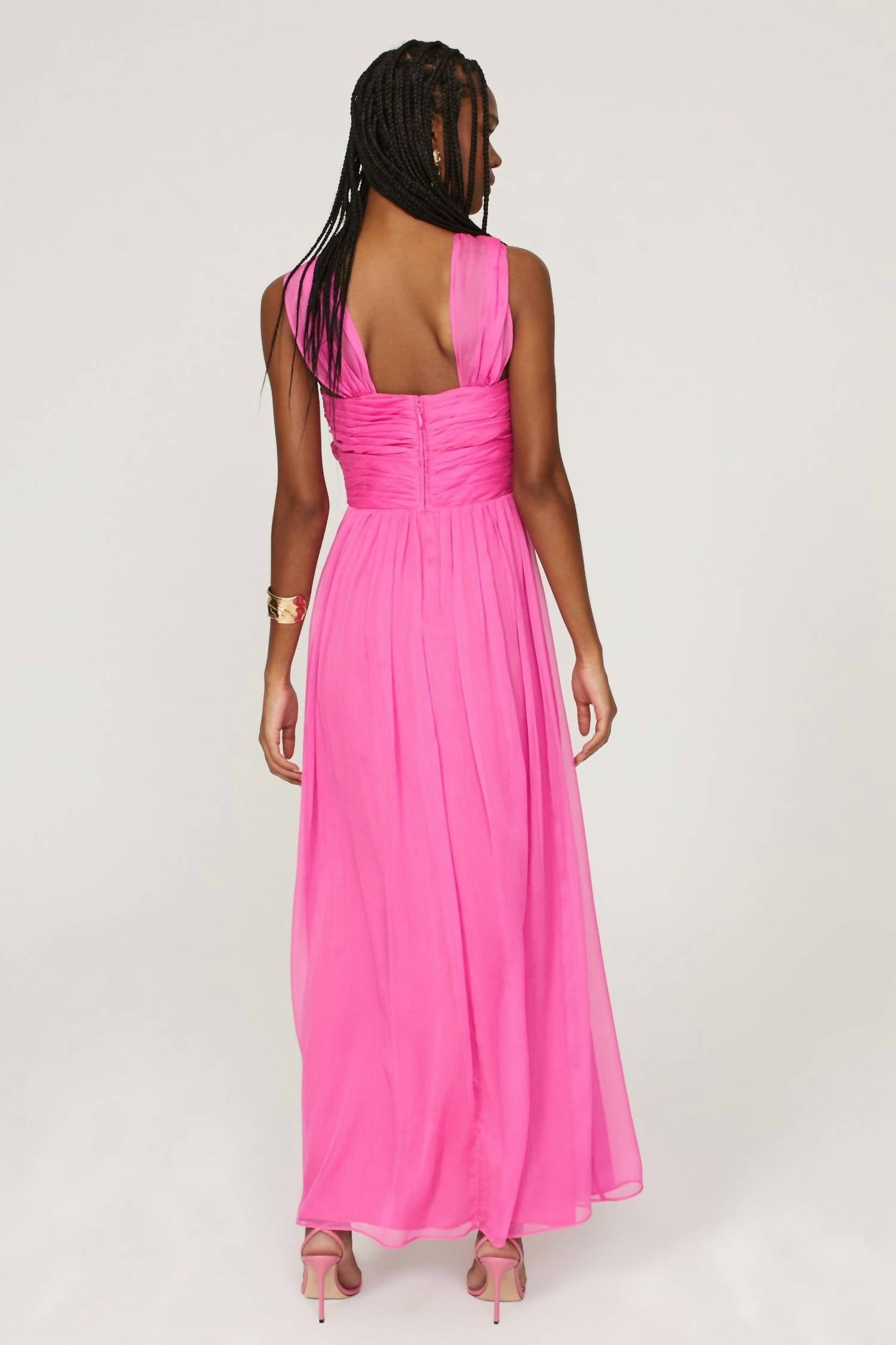 Adam Lippes - Knot Front Maxi Long Gown Dress