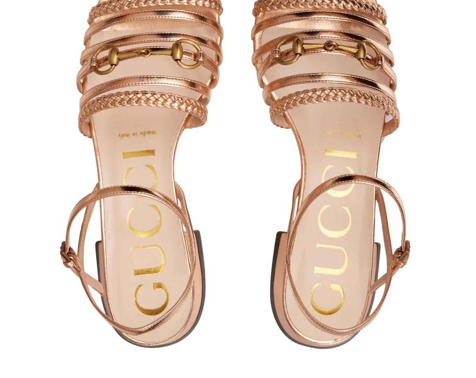 Gucci - Women's Leather Sandal With Horsebit