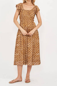 Marea - Jane Lillie Tinsel Midi Dress