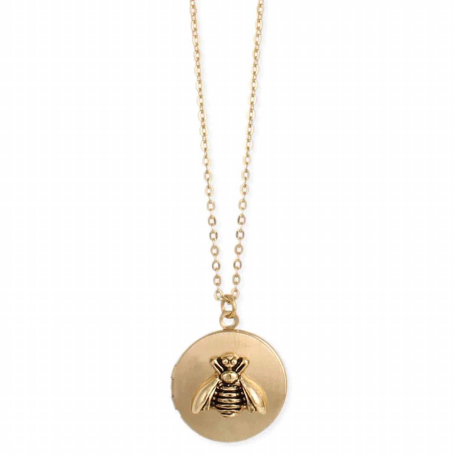 Zad - Women's Bee Locket Necklace