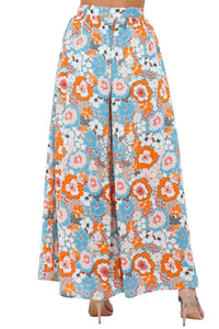 Fore Collection - Harmony Flower Power Crop Top & Flare Pant Set