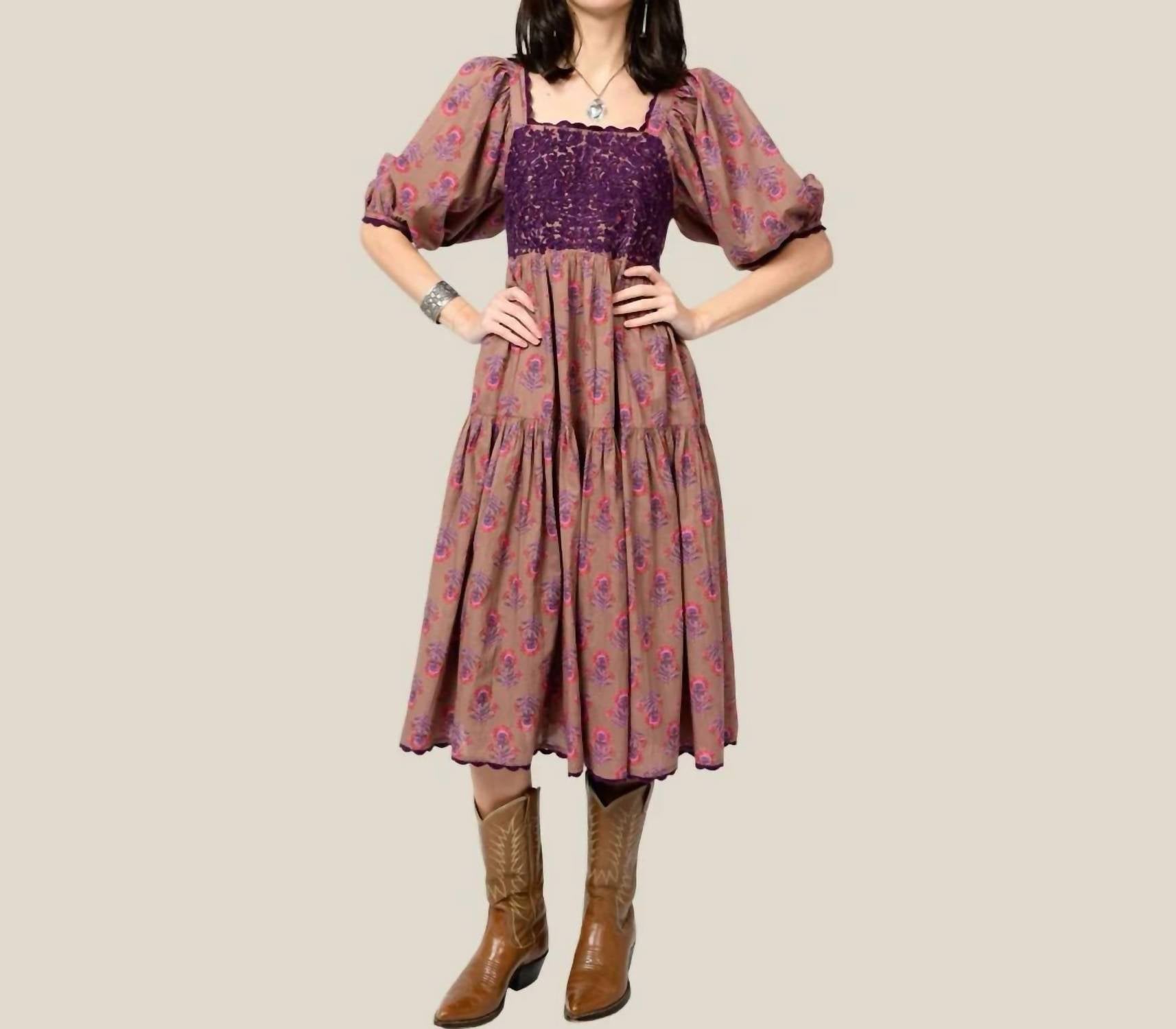 Sister Mary - Harvest Bloom Smocked Dress