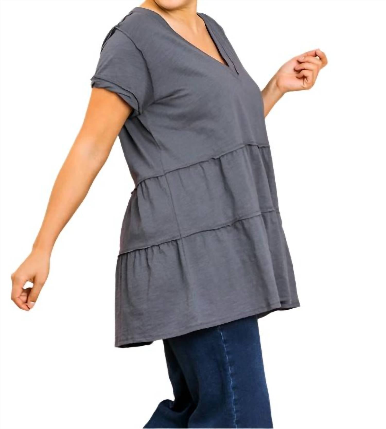 Umgee - Tiered Ruffle Tunic