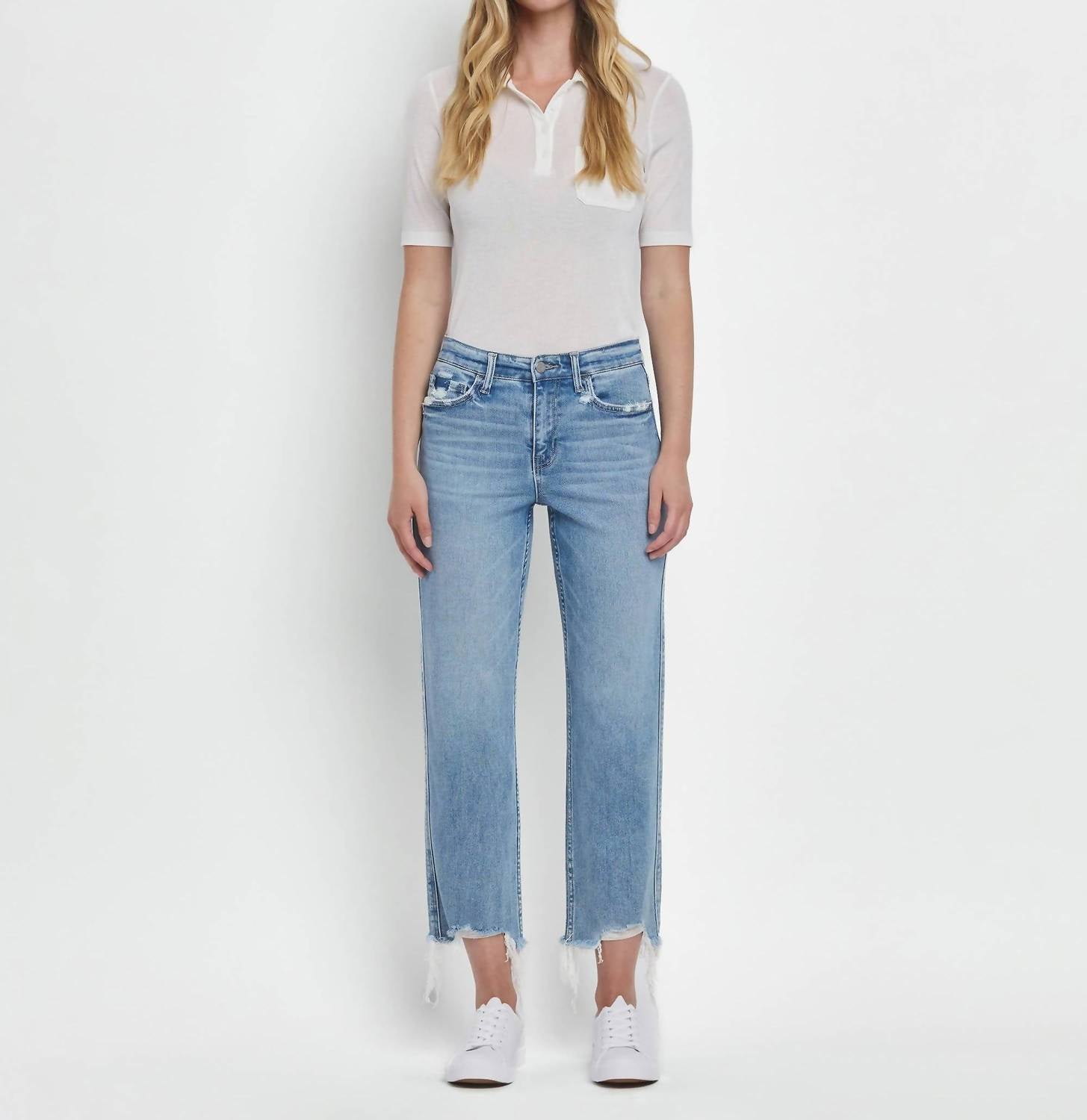 Vervet By Flying Monkey - High Rise Regular Straight Jeans