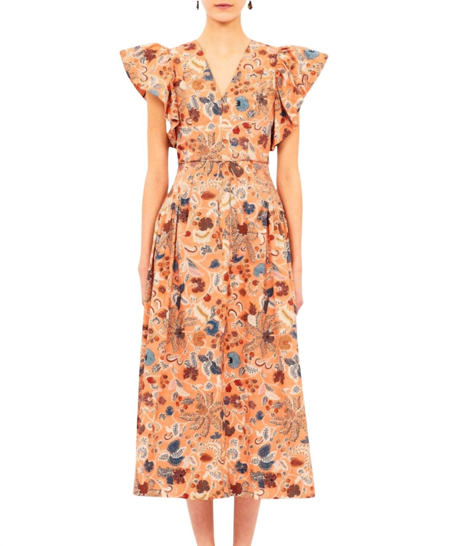 Ulla Johnson - Paloma Cap Sleeve Midi Dress