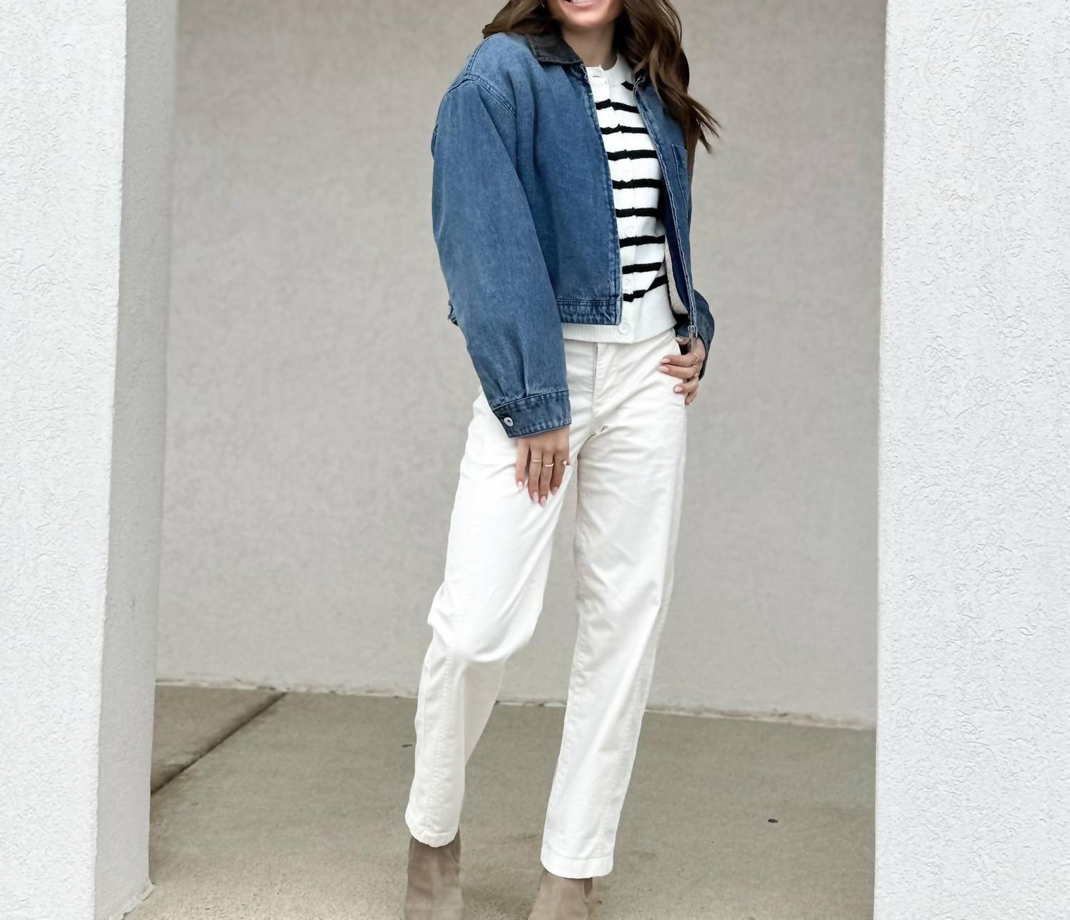 Sanctuary Ridge Sherpa Lined Jacket in blue - women's jacket - view 5