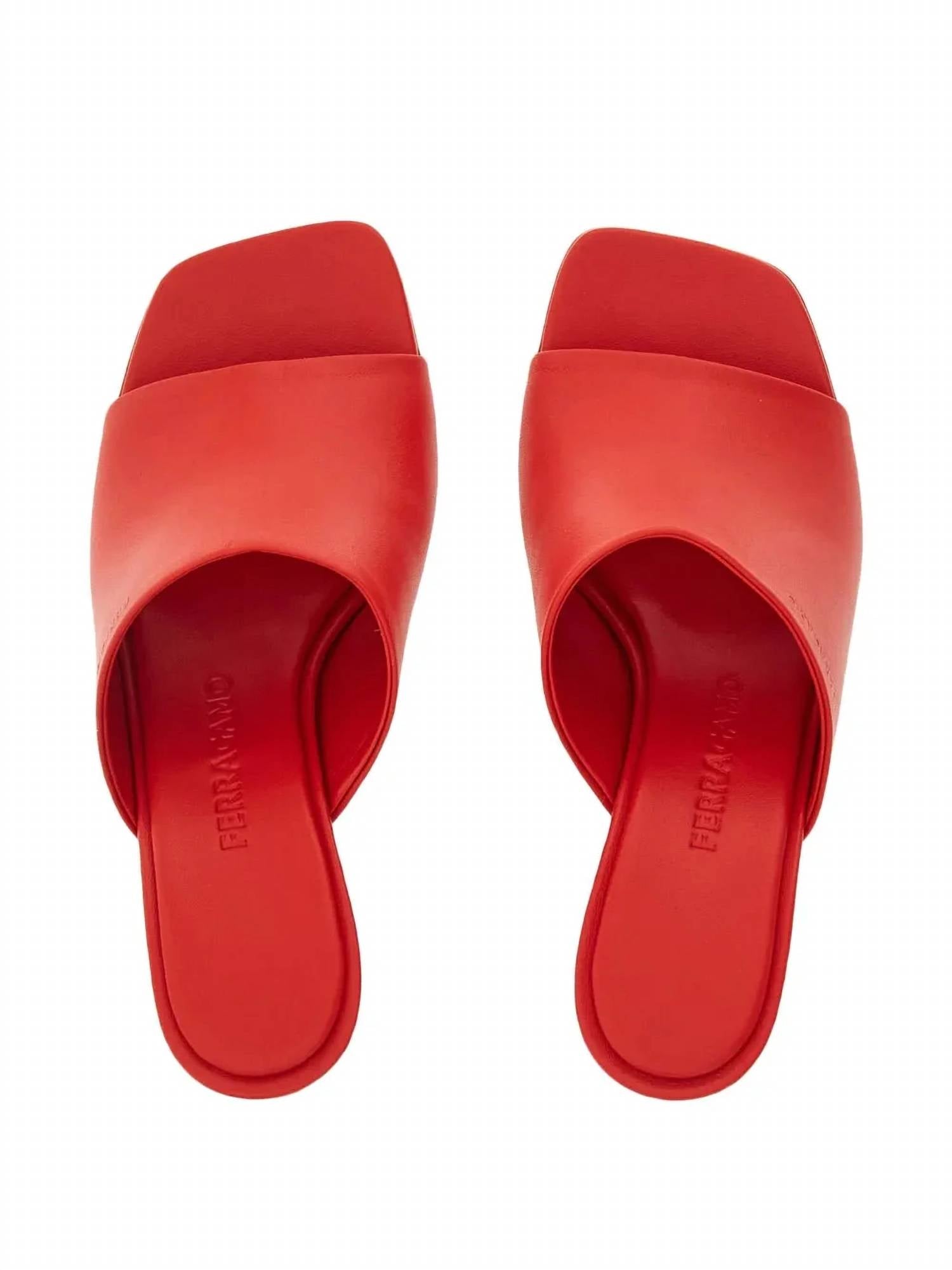 Salvatore Ferragamo - Women's Open-toe Sculpted-heel Mules