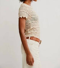 Free People - Angelina Lace Tee