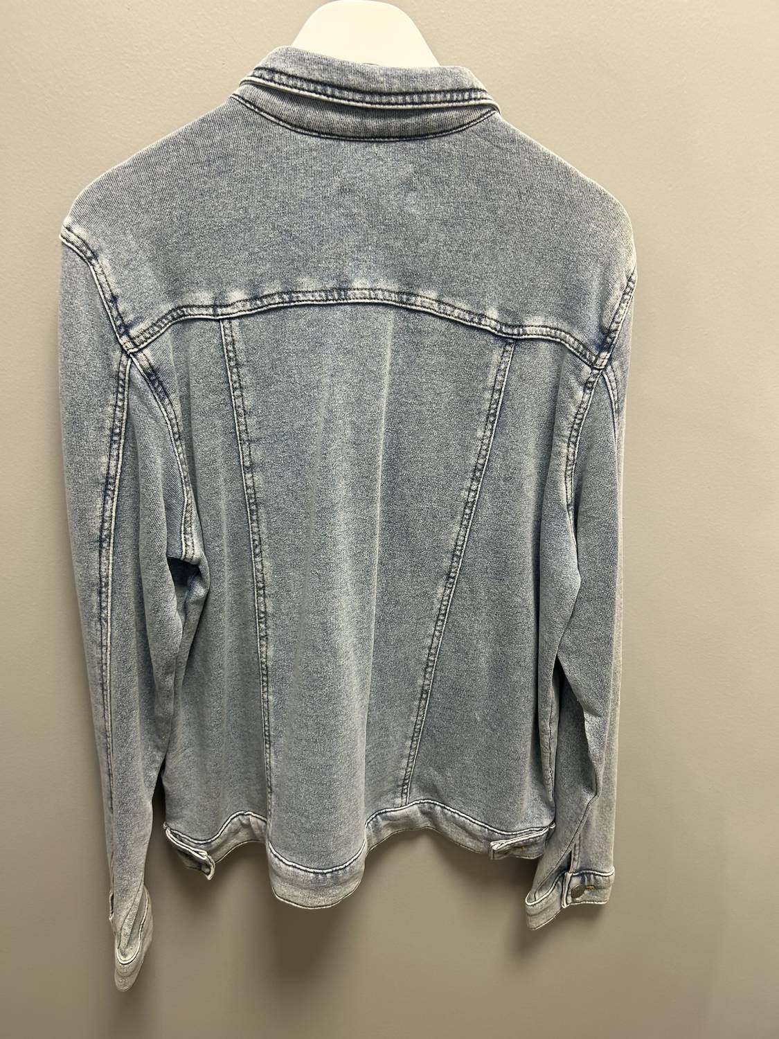 Be Cool - Women's Soft Washed Button Up Jacket with Pockets