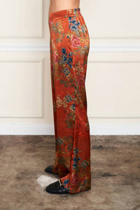 Paparazzi - Satin Print Palazzo Pant