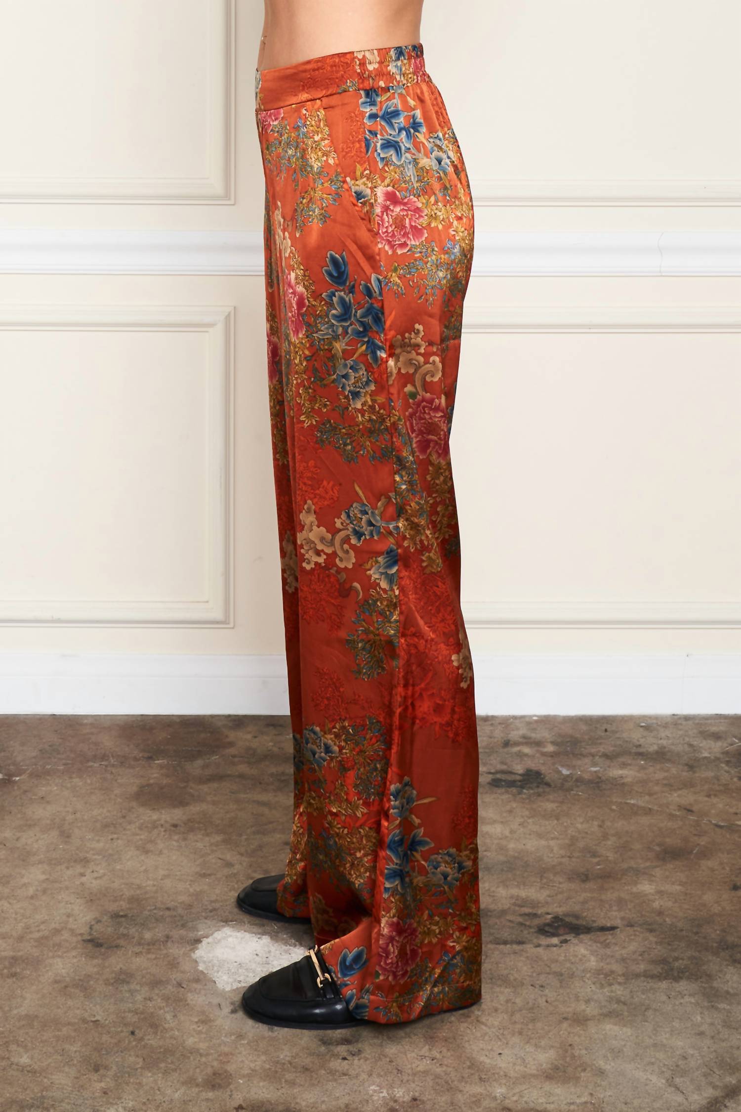 Paparazzi - Satin Print Palazzo Pant