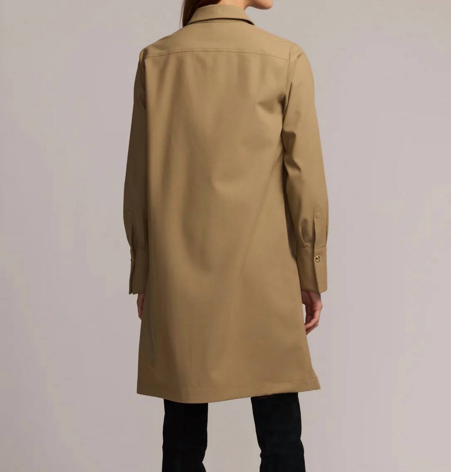 Hinson Wu - Astrid Long Sleeve Traveler's Twill Mini Dress
