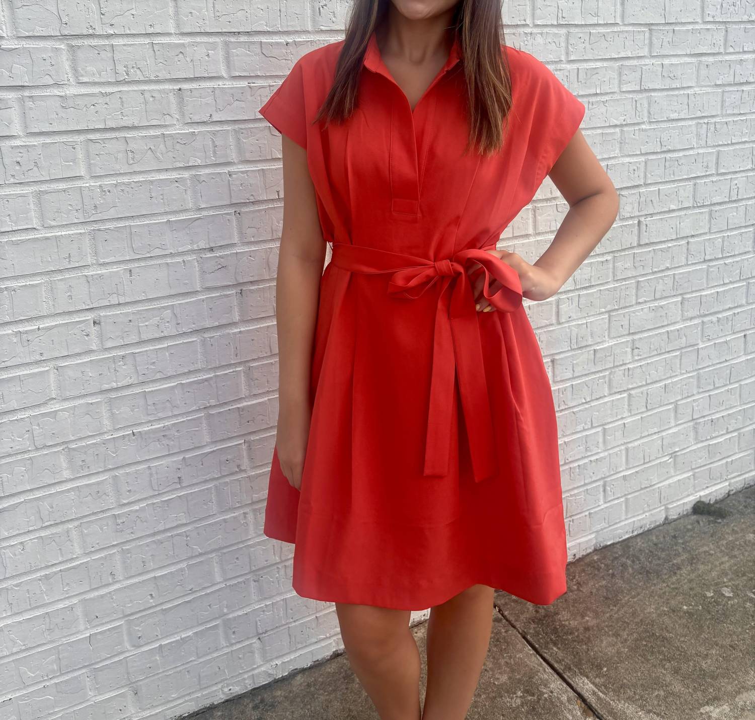 Jade - Belted dress