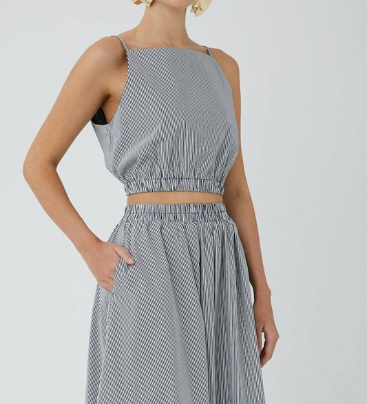 Js71 - Carrie Sleeveless Crop Top