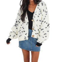 Dreamers - Chunky Pattern Knit Cardigan