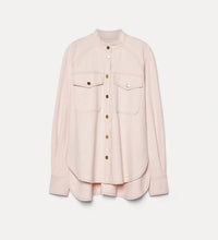Forte Forte - Cavalry Denim Mandarin Collar Shirt