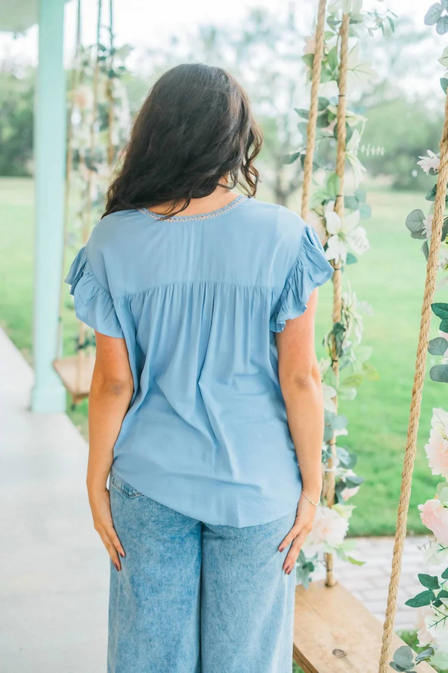 Layerz Clothing - Addie Embroidered Tunic Top