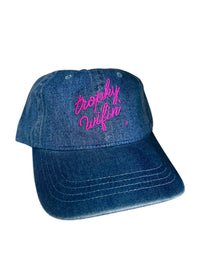 Trophy Wifin' Women's Denim Hat in blue - women's hat