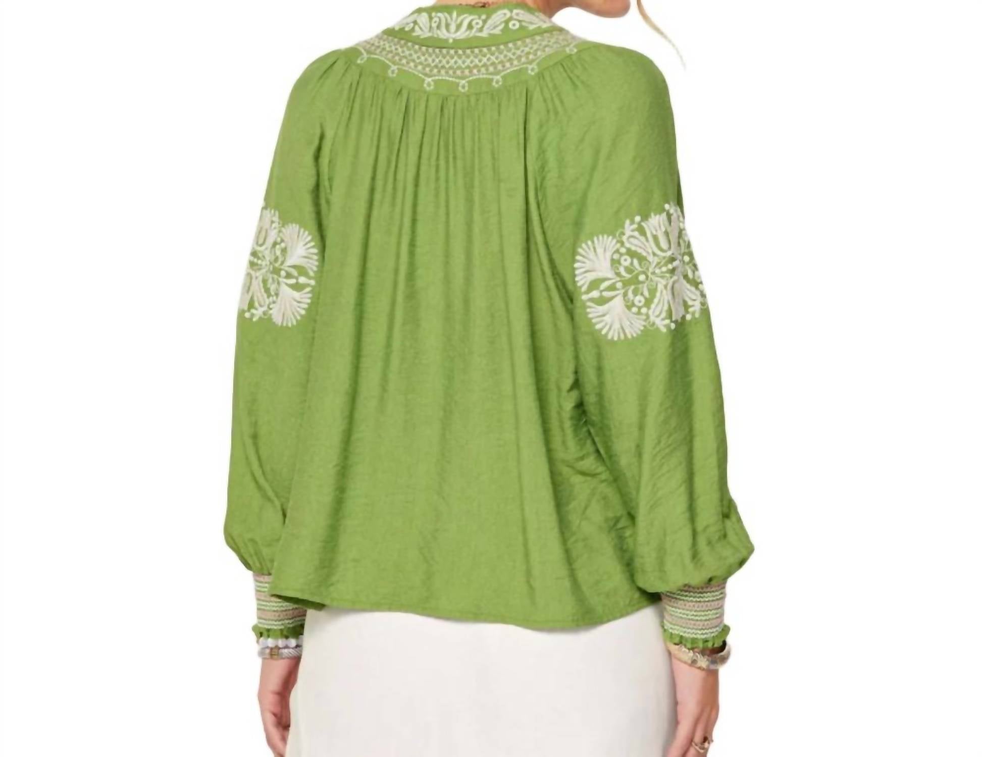 Current Air - Bohemien V-Neck Top With Tassel