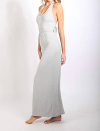 Rusty Quincy Slip Maxi Dress in grey heather - women's dress