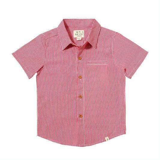 Me & Henry - Boy's Micro Plaid Shirt